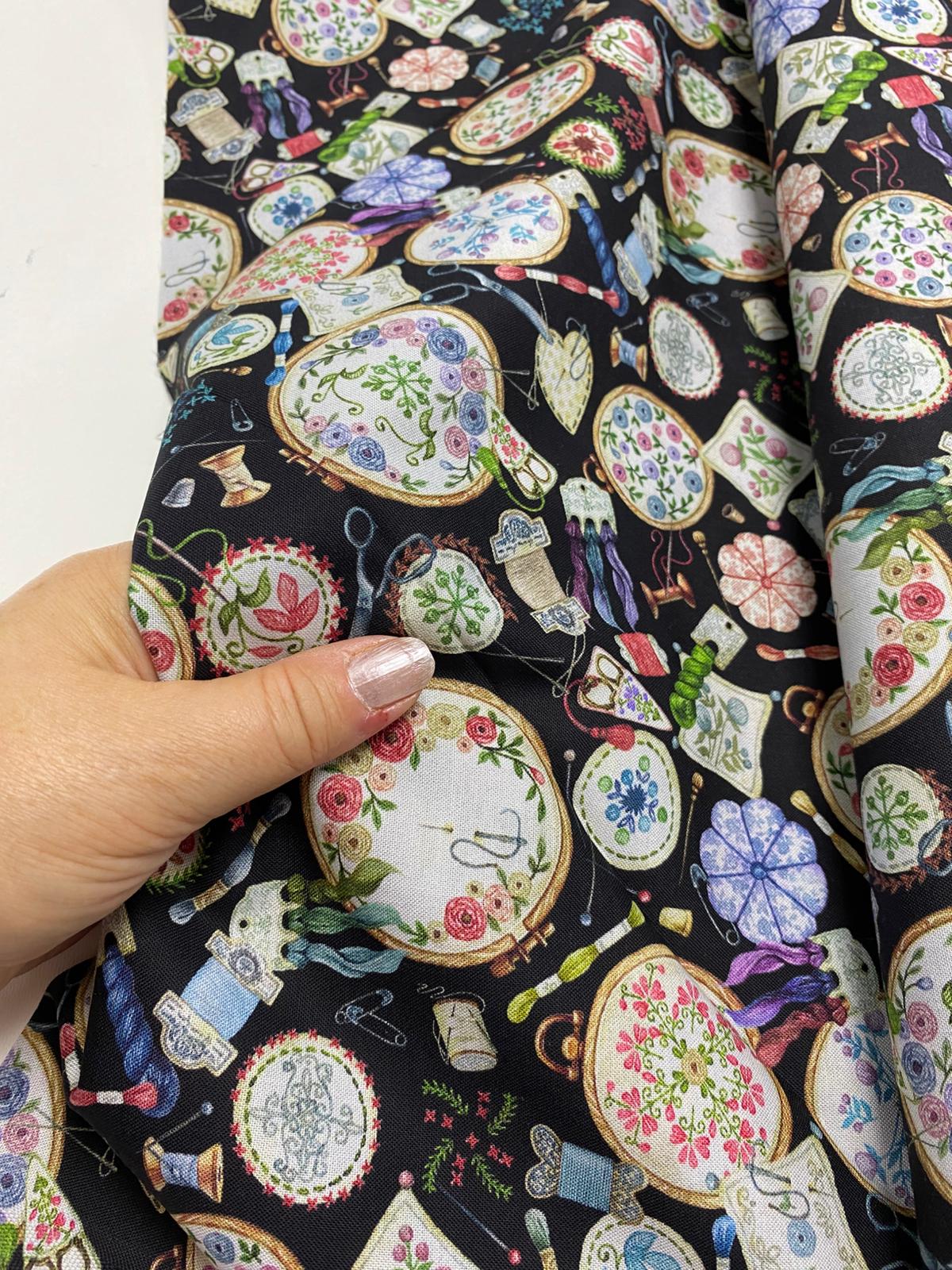 RK | MAKE IT SEW SRKD-22703-2 BLACK