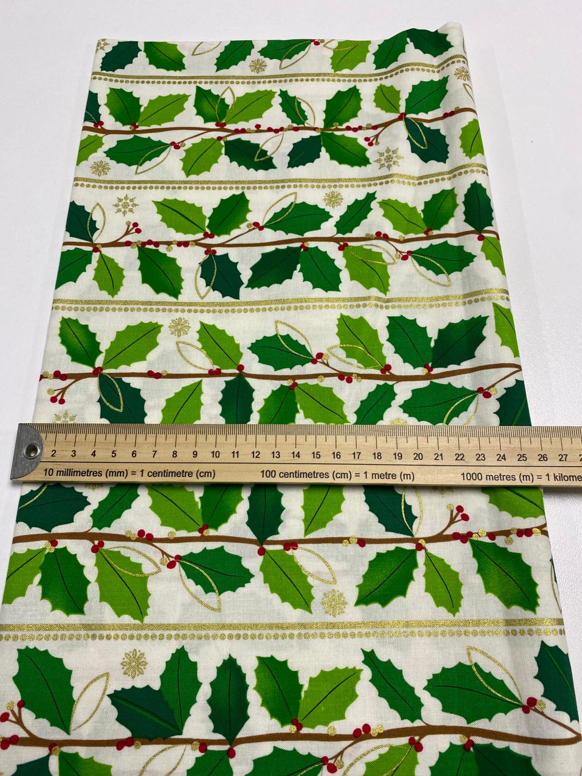 Top Sonu-75cm x 110cm-Christmas Vine Stripe