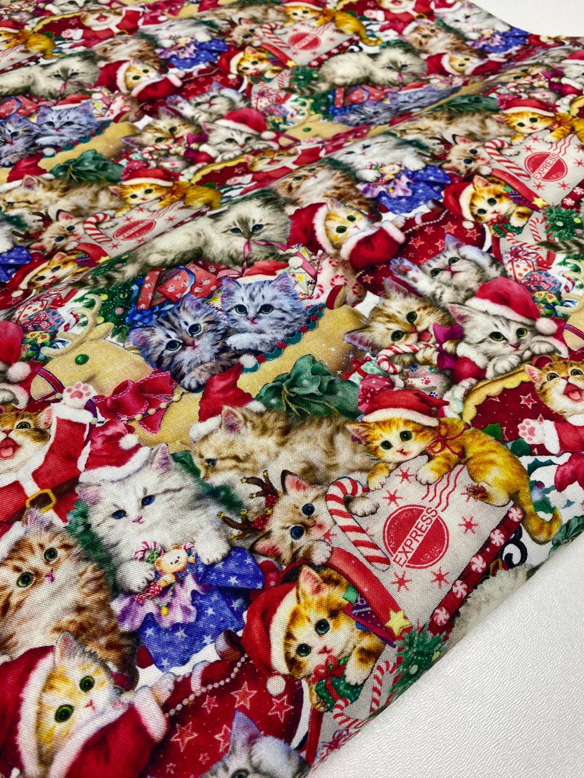 DD| YILBAŞI KEDİLİ KUMAŞ