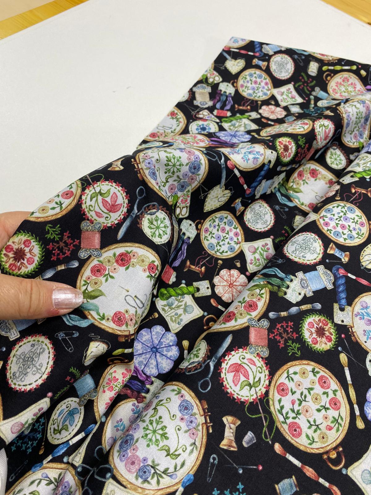 RK | MAKE IT SEW SRKD-22703-2 BLACK