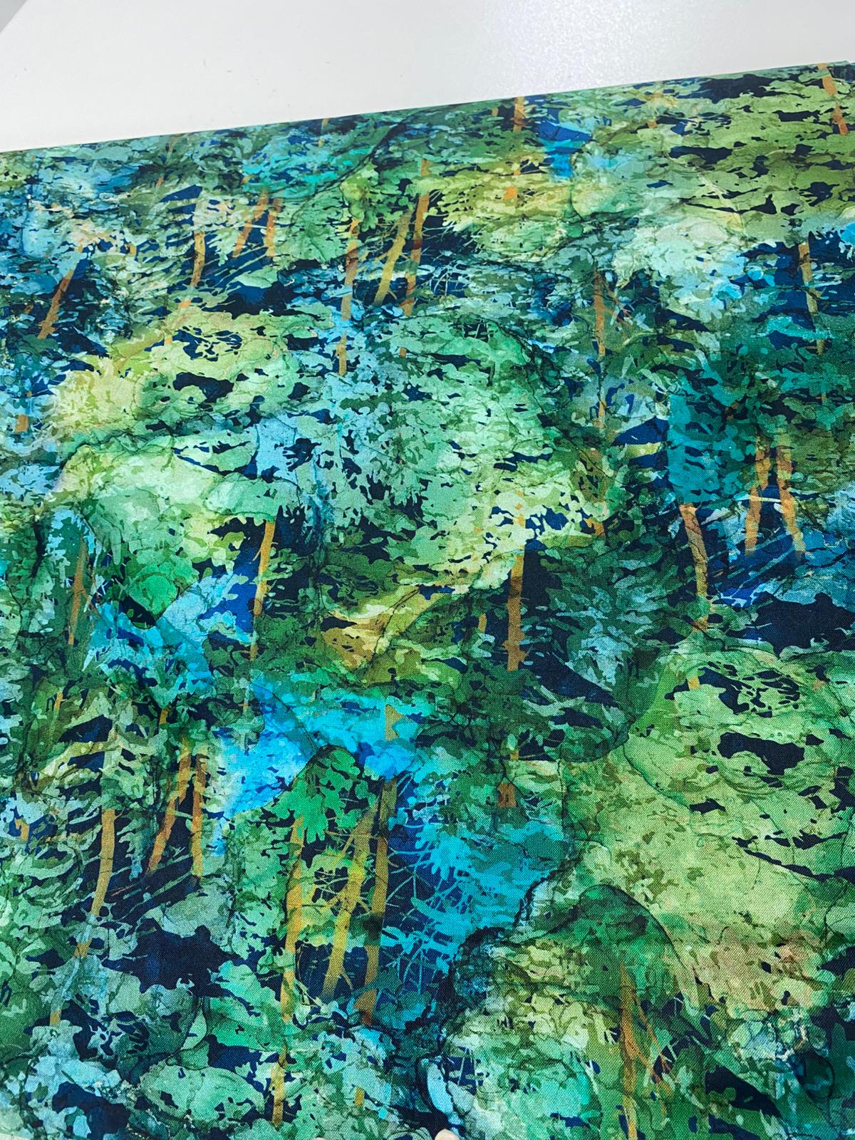 NC| CEDARCREST FALL,DARK TEAL MULTI- DP26908-68