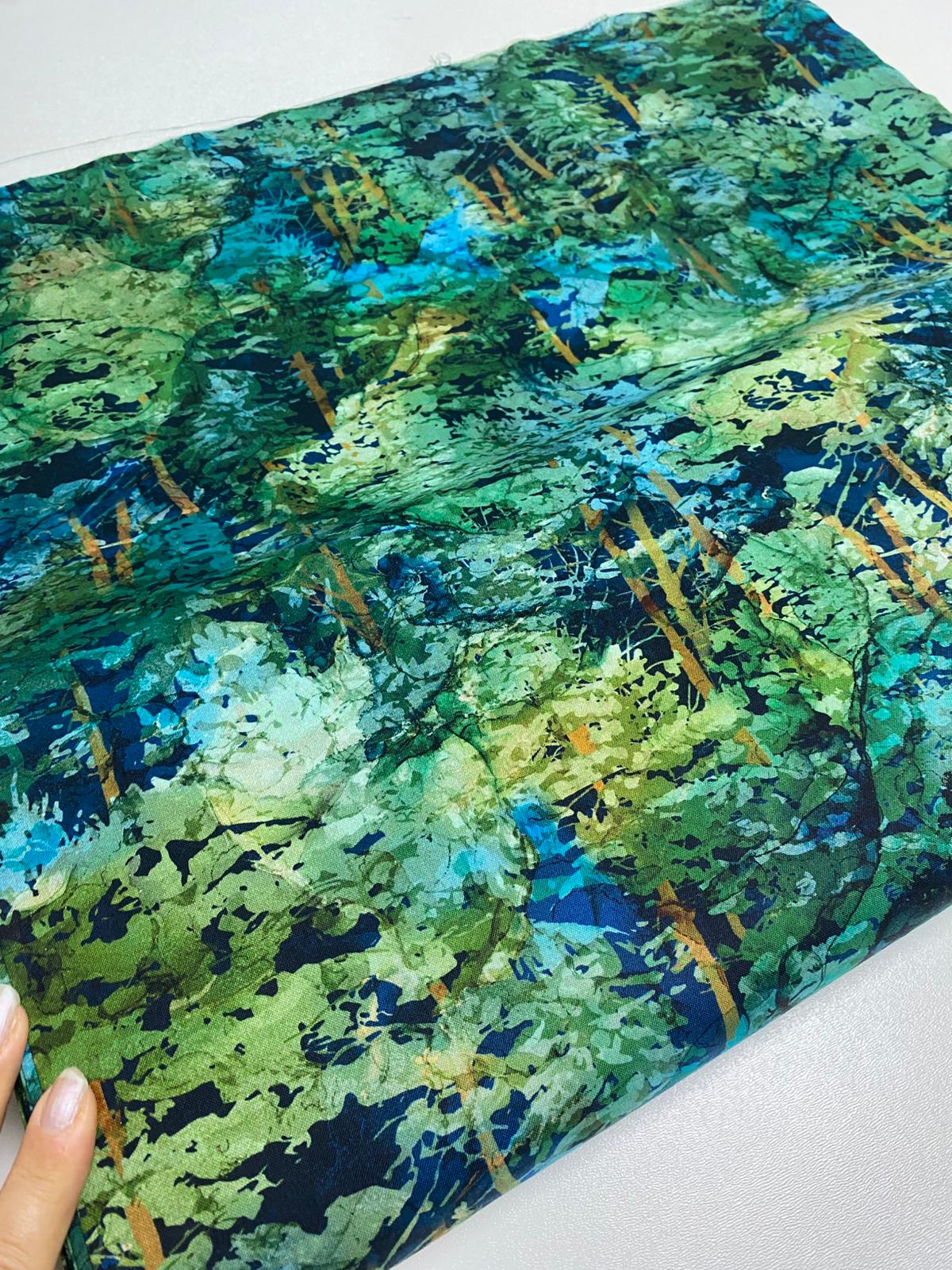 NC| CEDARCREST FALL,DARK TEAL MULTI- DP26908-68