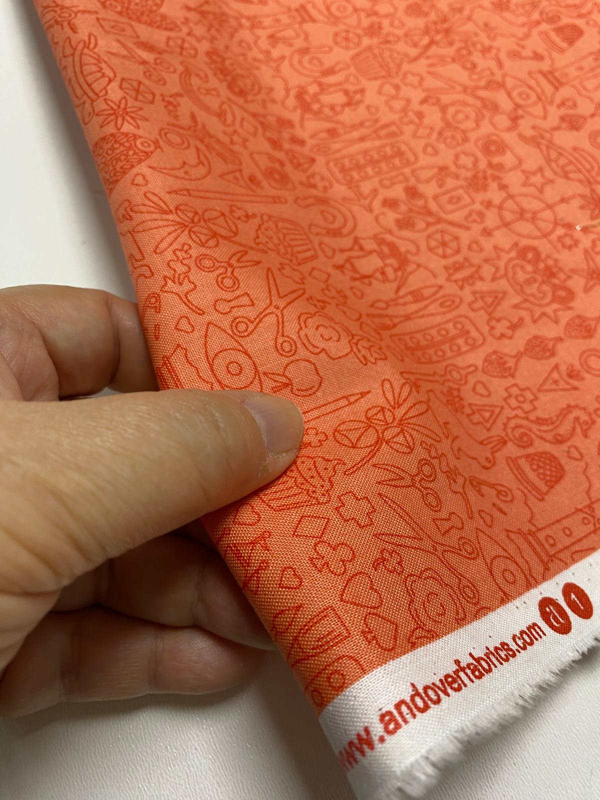 Top Sonu-50cmx110cm-Dikiş-Turuncu