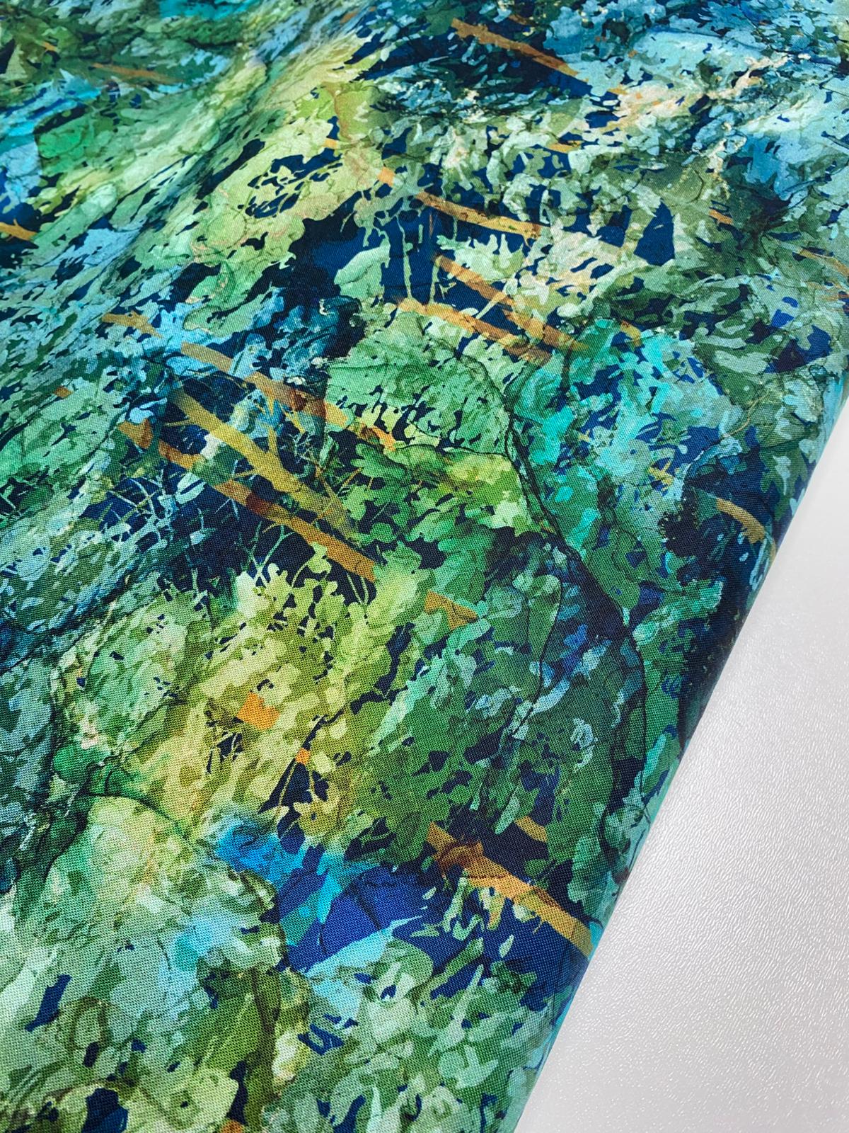 NC| CEDARCREST FALL,DARK TEAL MULTI- DP26908-68