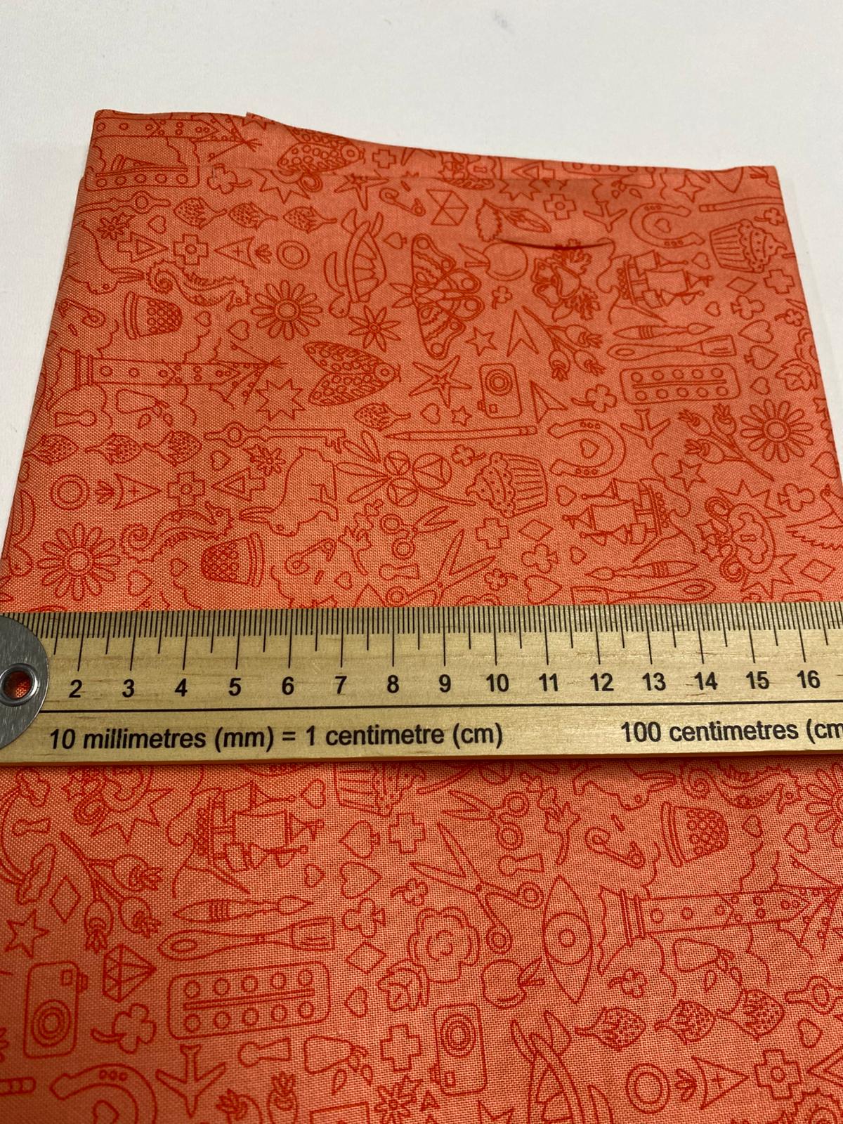 Top Sonu-50cmx110cm-Dikiş-Turuncu