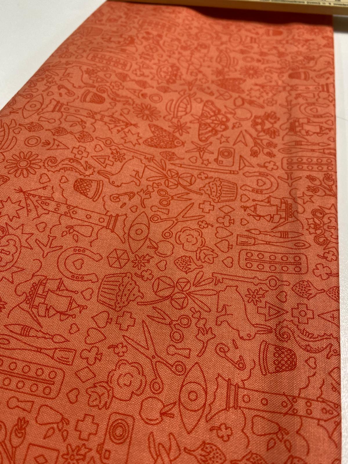 Top Sonu-50cmx110cm-Dikiş-Turuncu