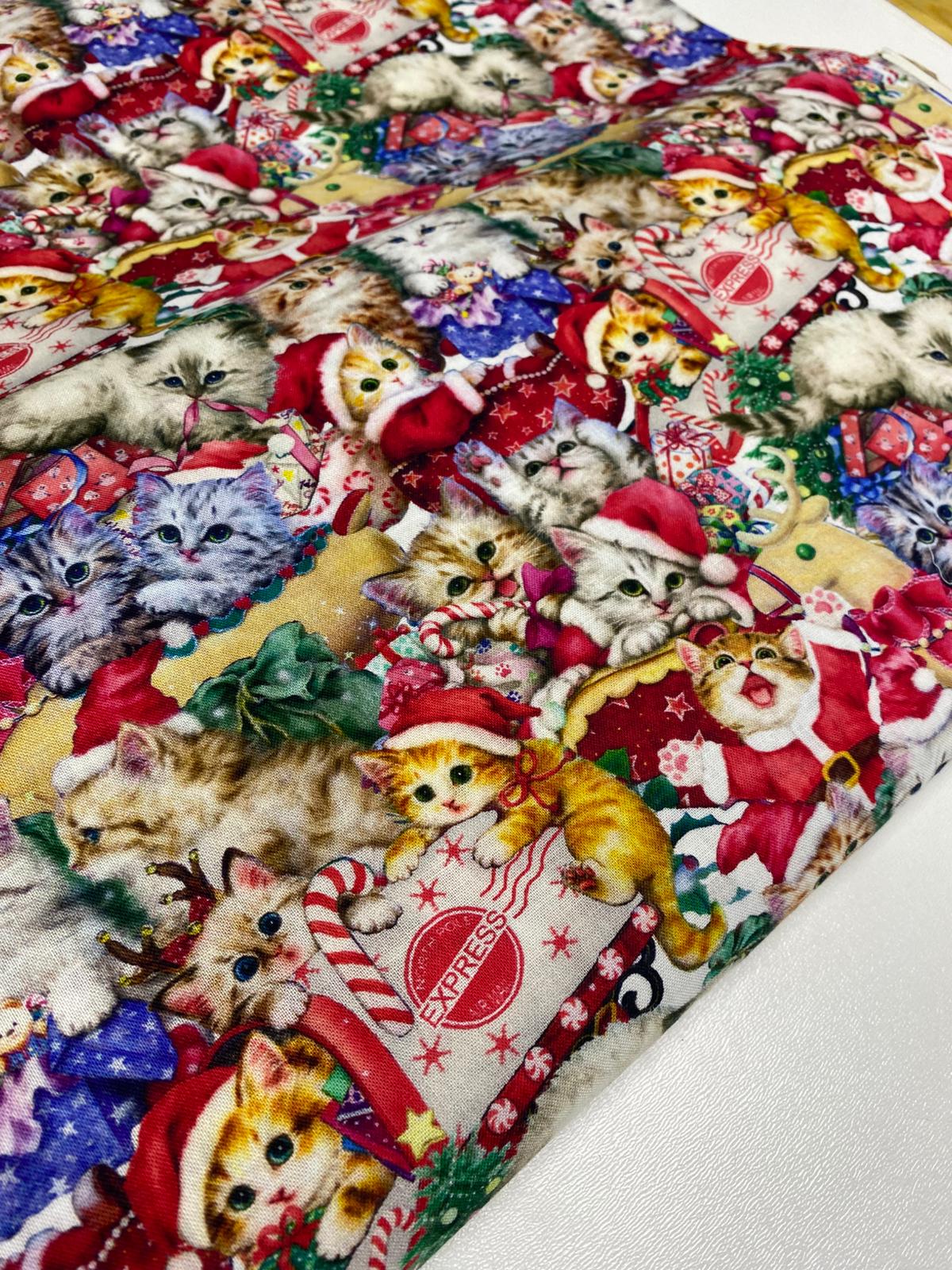 DD| YILBAŞI KEDİLİ KUMAŞ