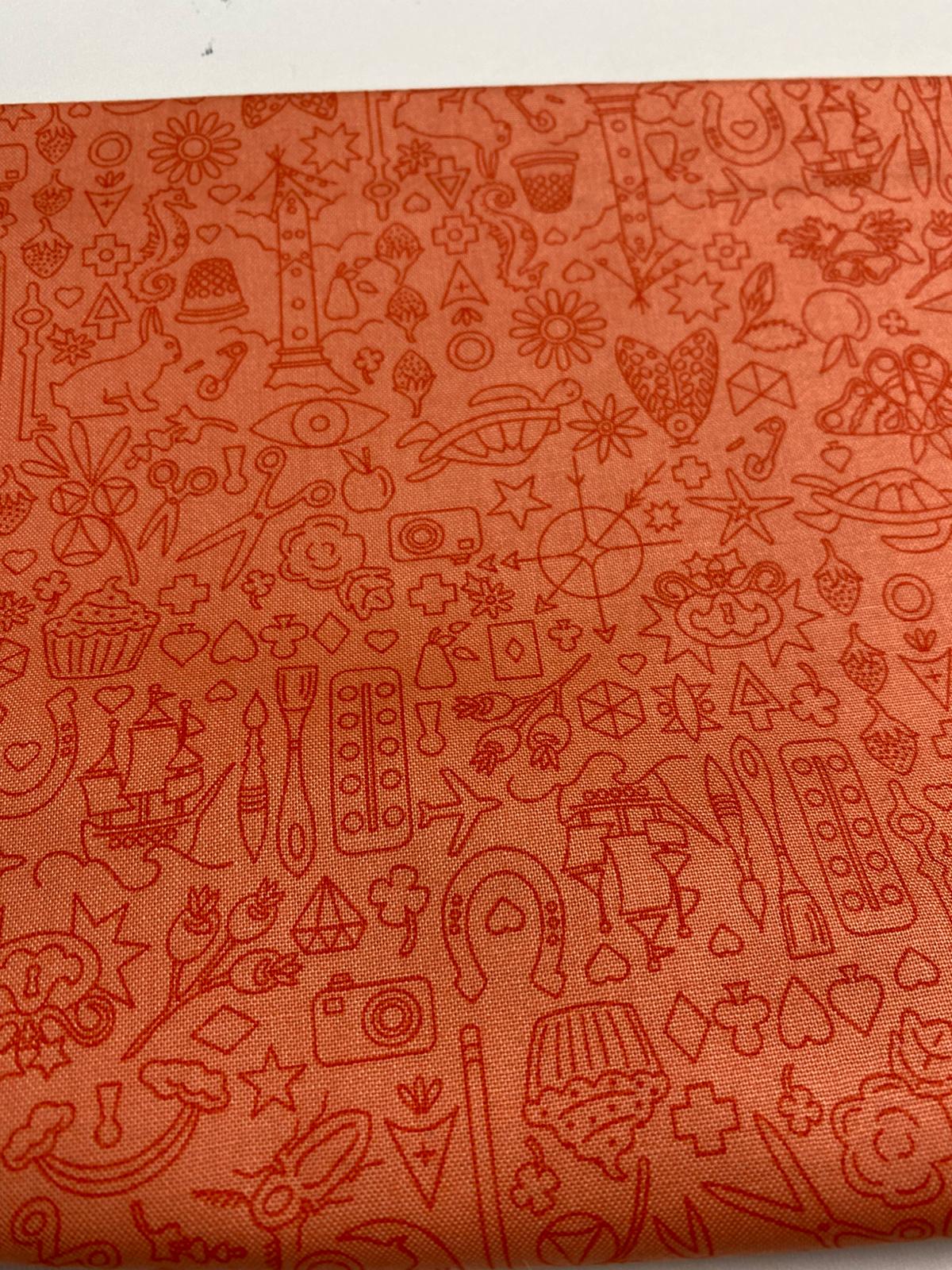 Top Sonu-50cmx110cm-Dikiş-Turuncu