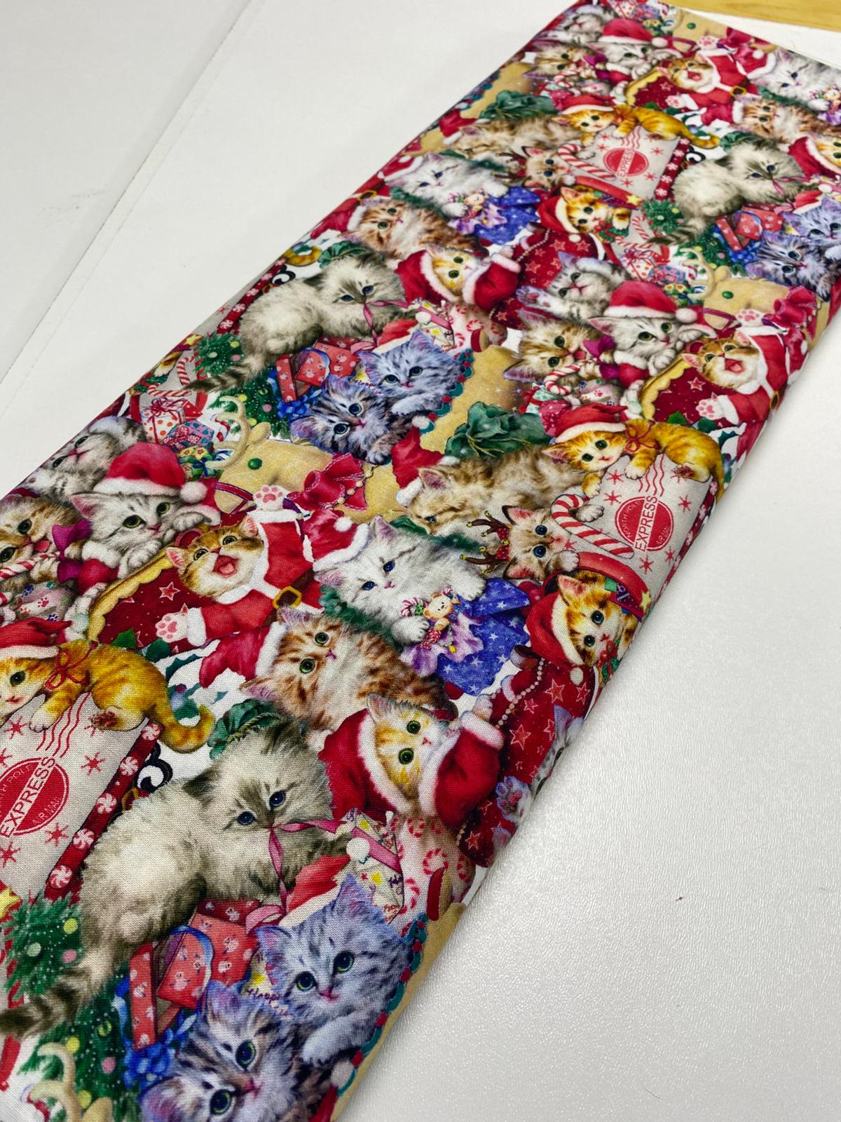 DD| YILBAŞI KEDİLİ KUMAŞ