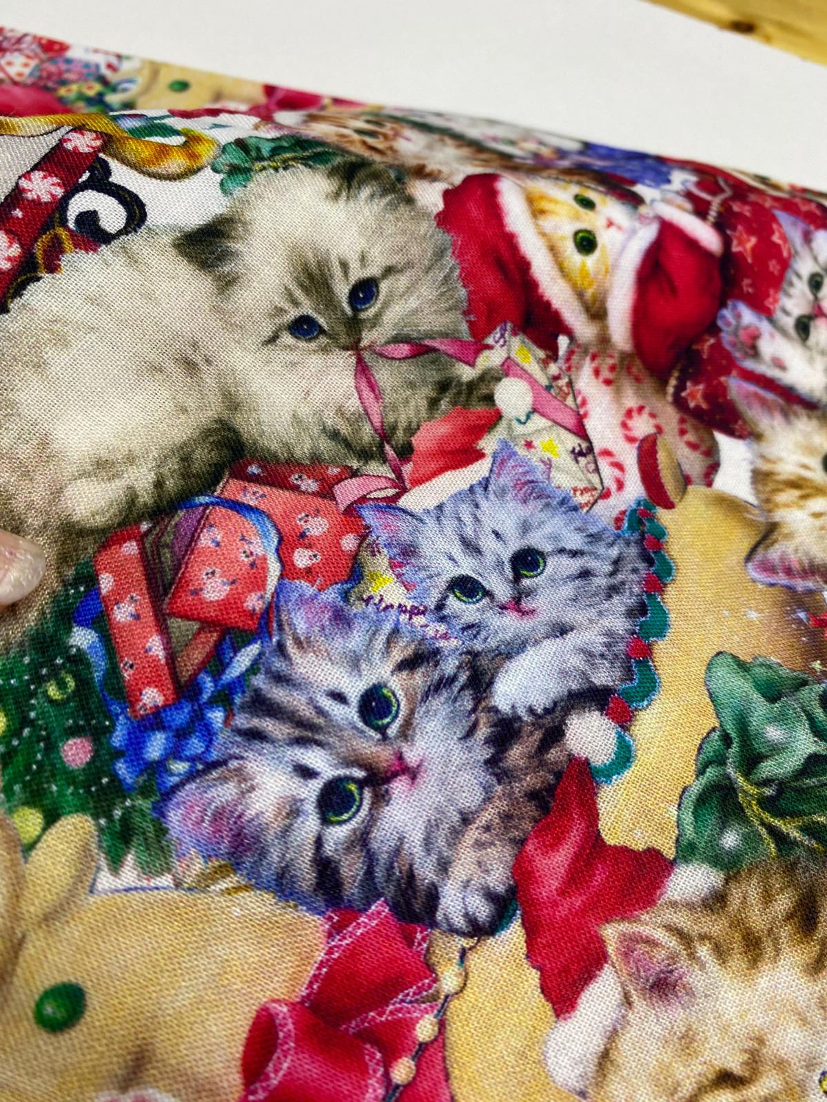 DD| YILBAŞI KEDİLİ KUMAŞ