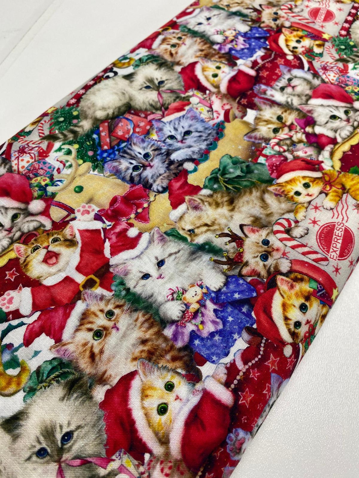 DD| YILBAŞI KEDİLİ KUMAŞ