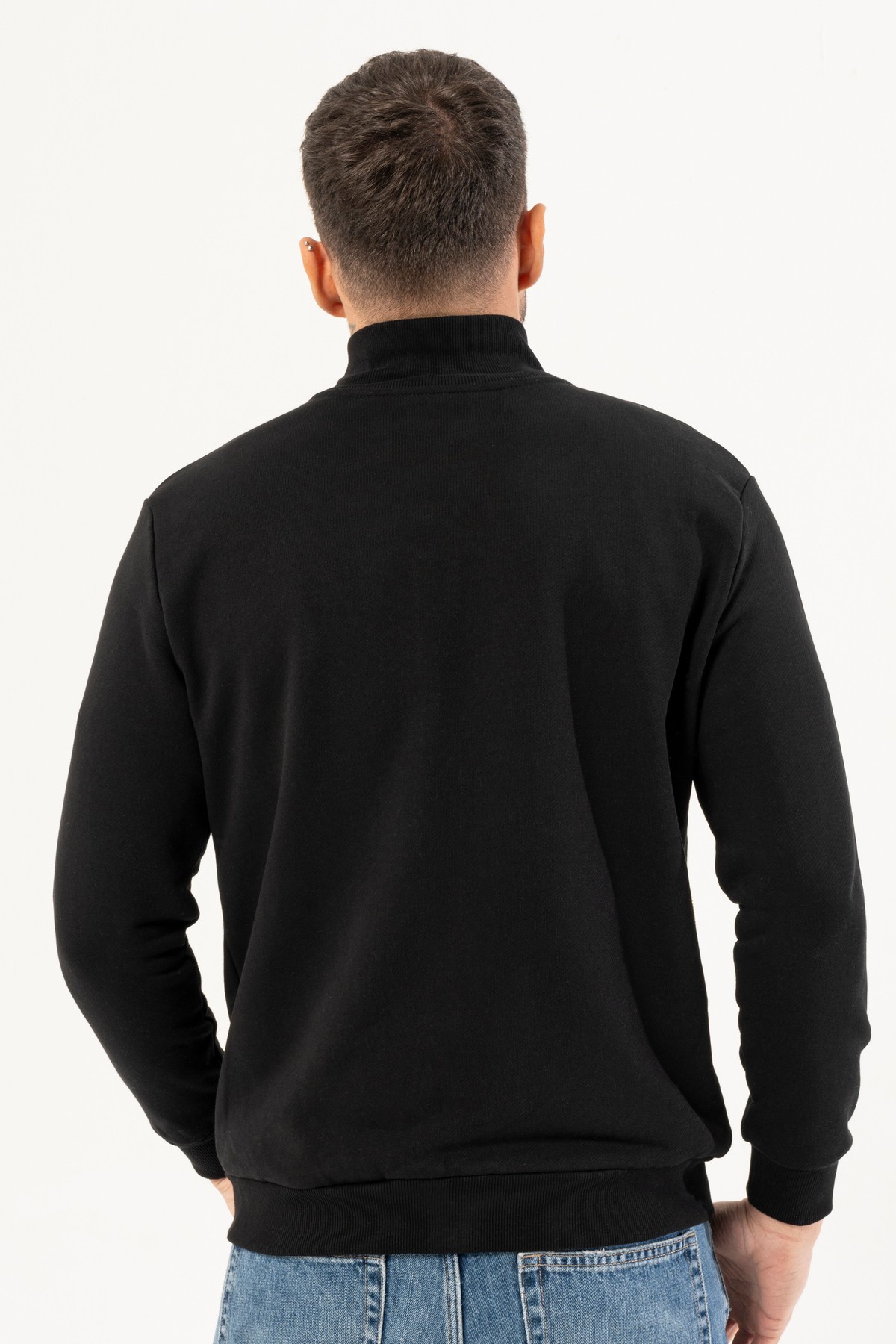 %100 Pamuk Premium Quality / Üstün Kalite Fermuarlı Sweatshirt