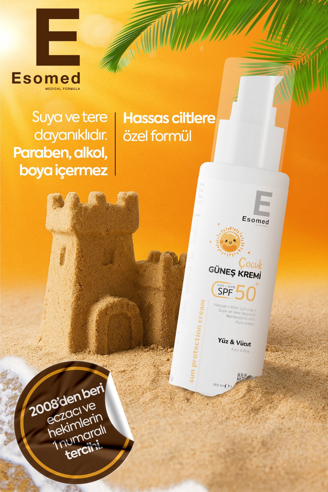Esomed Güneş Kremi Seti Yüksek Koruyucu Uva Uvb Güneş Kremi - Hassas Ciltler İçin Çocuk Güneş Kremi Spf50+