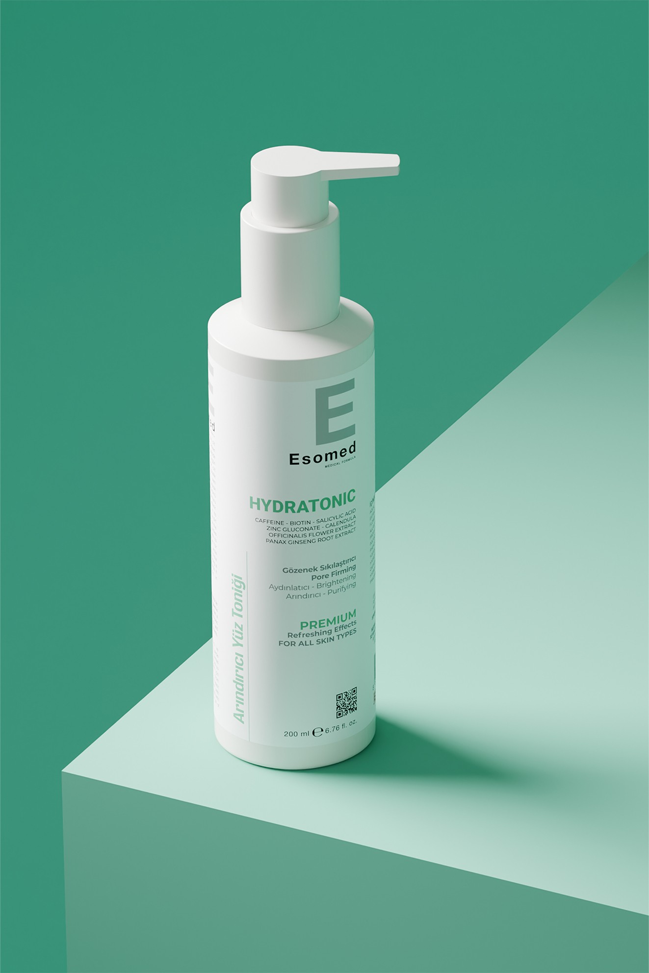 ESOMED Hydratonic Yüz Toniği – Gözenek Sıkılaştırıcı, Yağ Dengeleyici ve Arındırıcı Tonik