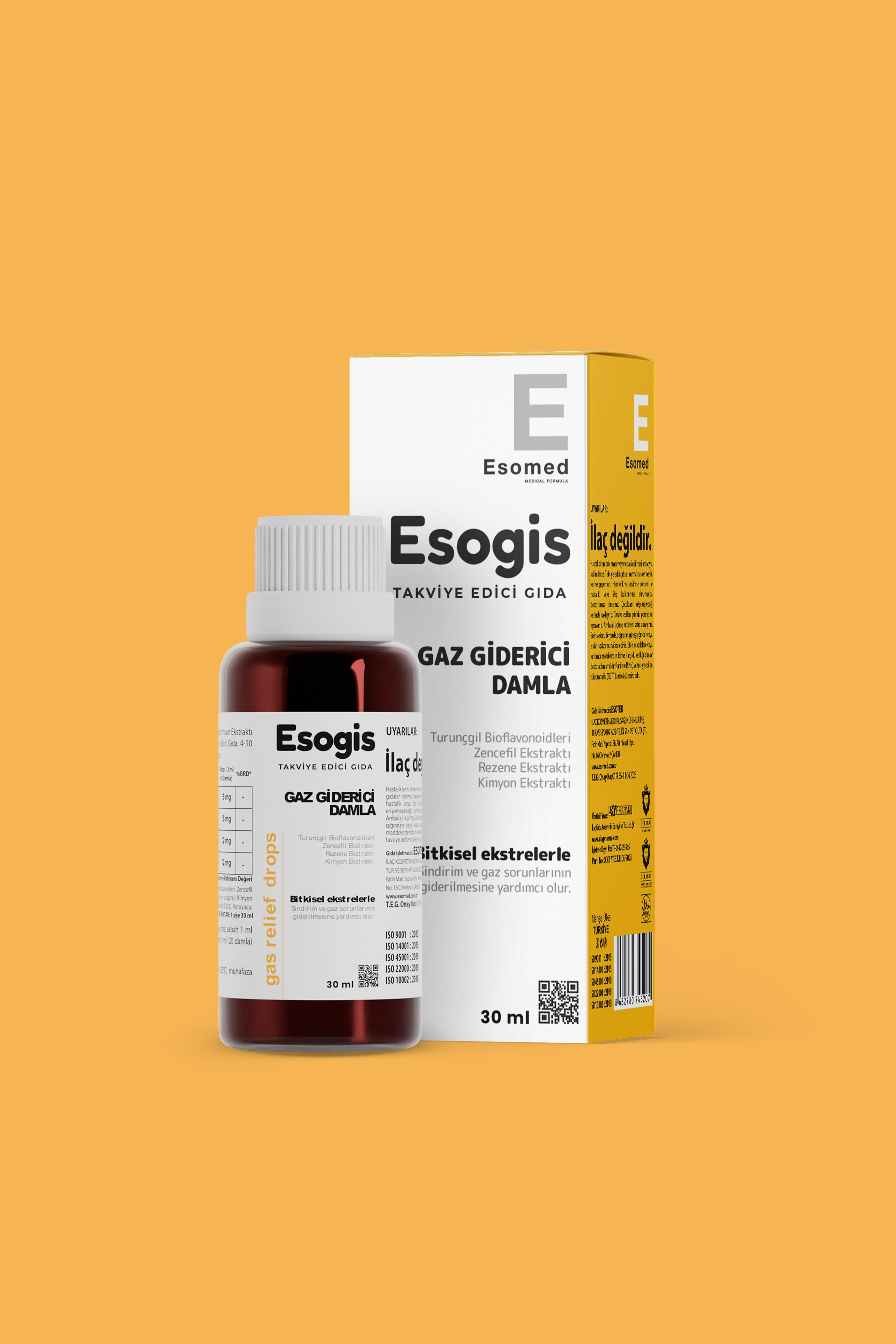 Esomed Esogis Bebekler İçin Gaz Damlası - Yenidoğan - Bitkisel, Kolik Ve Uyku Düzenleyici Bebek Damlası