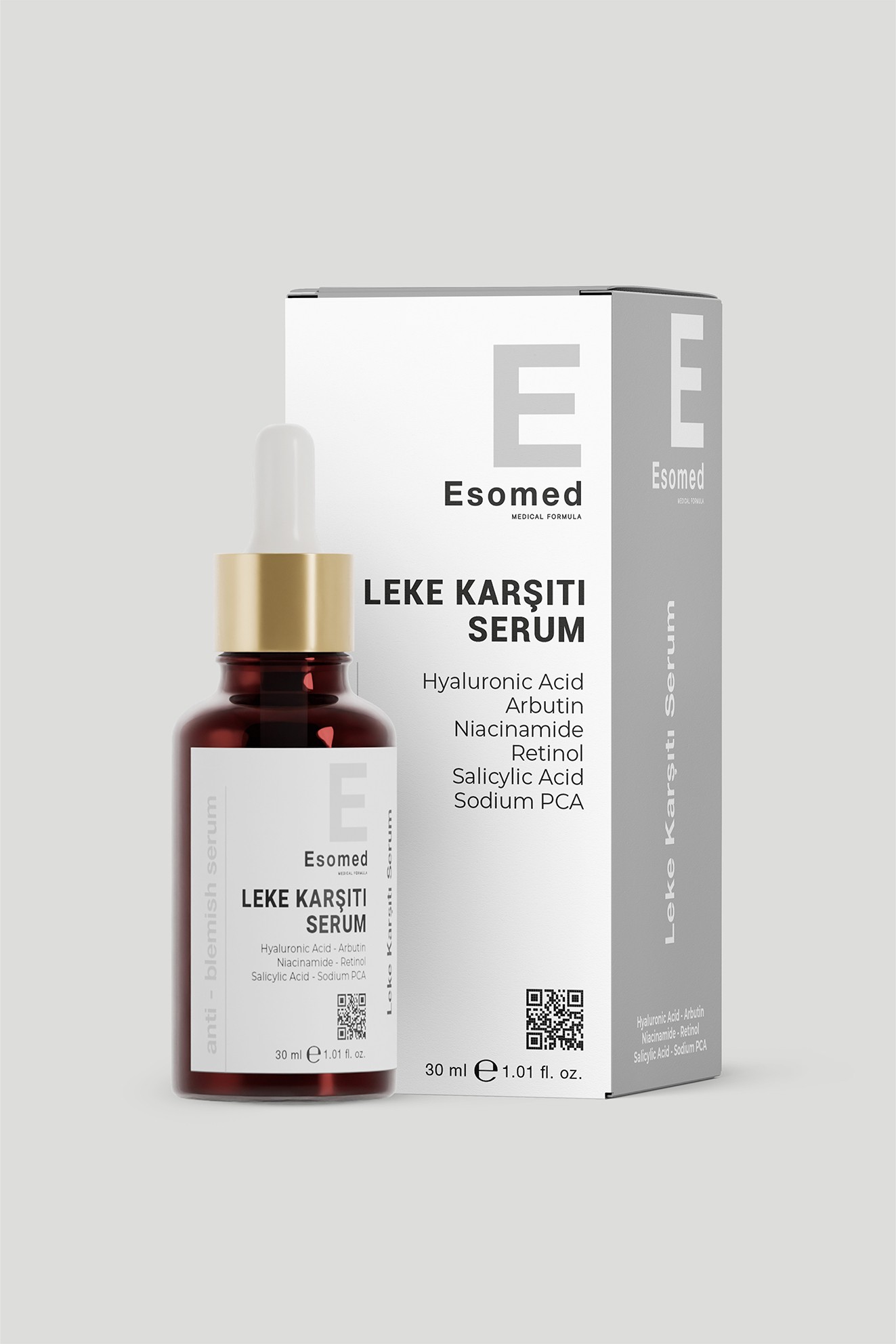 ESOMED Leke Karşıtı Cilt Serumu – Arbutin + Niacinamide + Hyaluronik Asitli Ton Eşitleyici ve Aydınlatıcı Serum