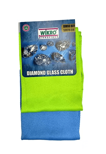 WİKRO DİAMOND GLASS CLOTH CAM BEZİ BAKLAVA DESEN
