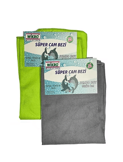 WİKRO SÜPER CAM BEZİ YUNUSLU 50*70