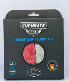EUPHRATE MİKROFASER-POLİERTUCH KIRMIZI - GRİ