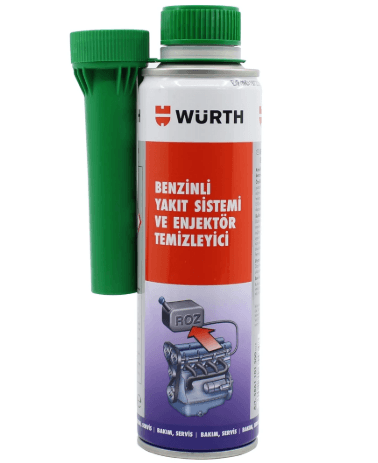 WÜRTH BENZİNLİ YAKIT SİSTEMİ VE ENJEKTÖR TEMİZLEYİCİ