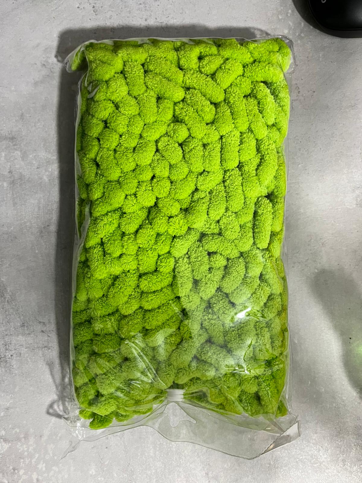 Euphrate Oto Süngeri Yeşil İnce Makarna