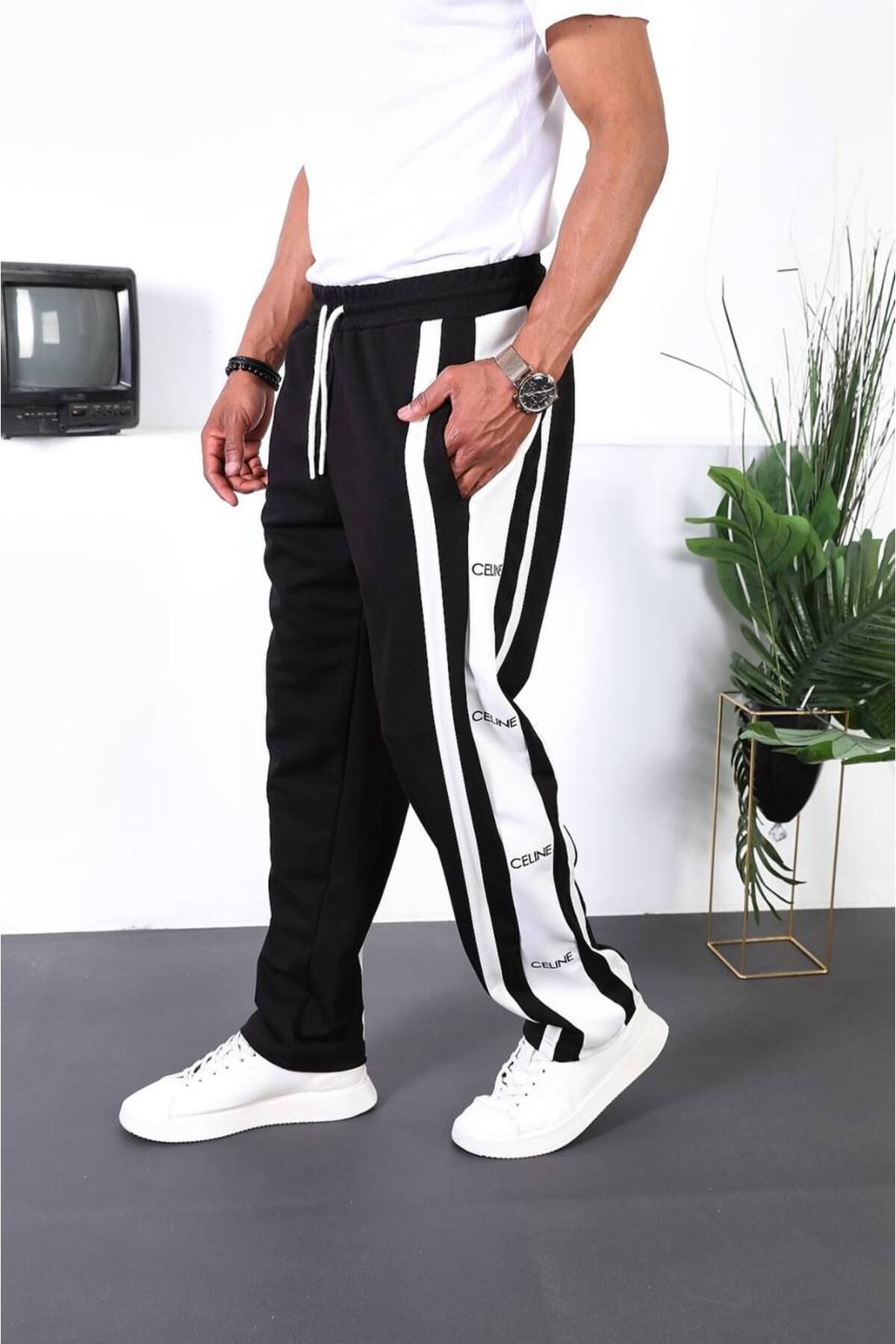 BAGGY YAZILI DESEN EŞOFMAN ALTI H1016E