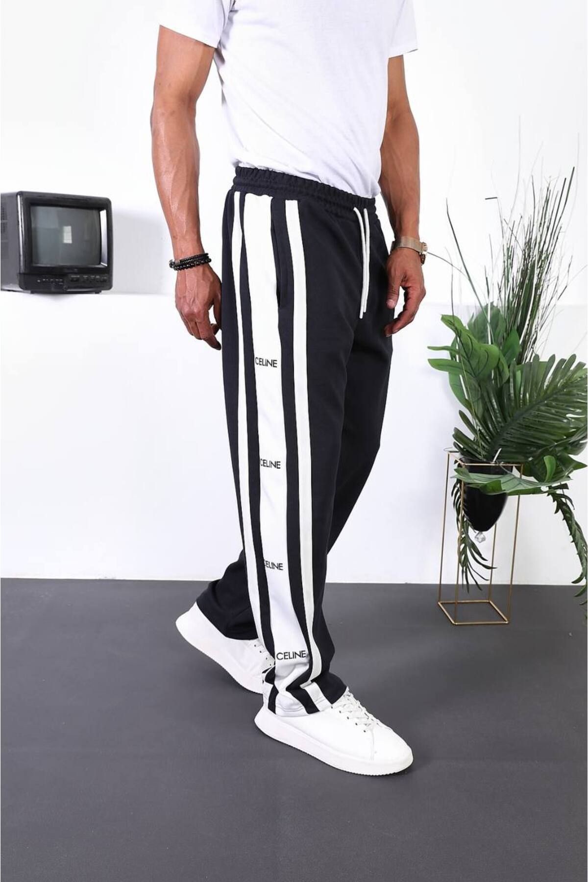 BAGGY YAZILI DESEN EŞOFMAN ALTI H1016E