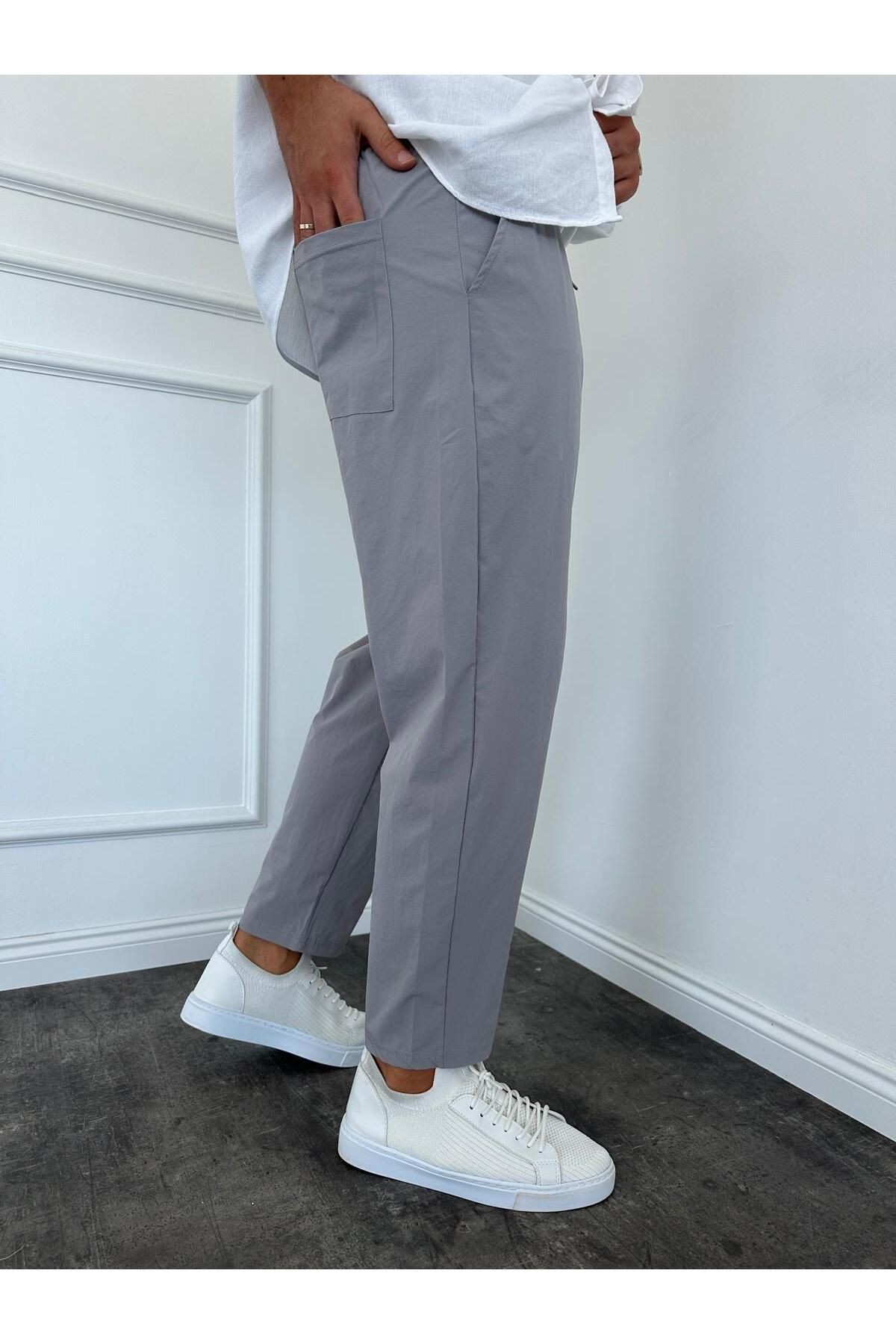 ERKEK PARAŞÜT KUMAŞ BOYFRİEND JOGGER PANTALON K2036PKP