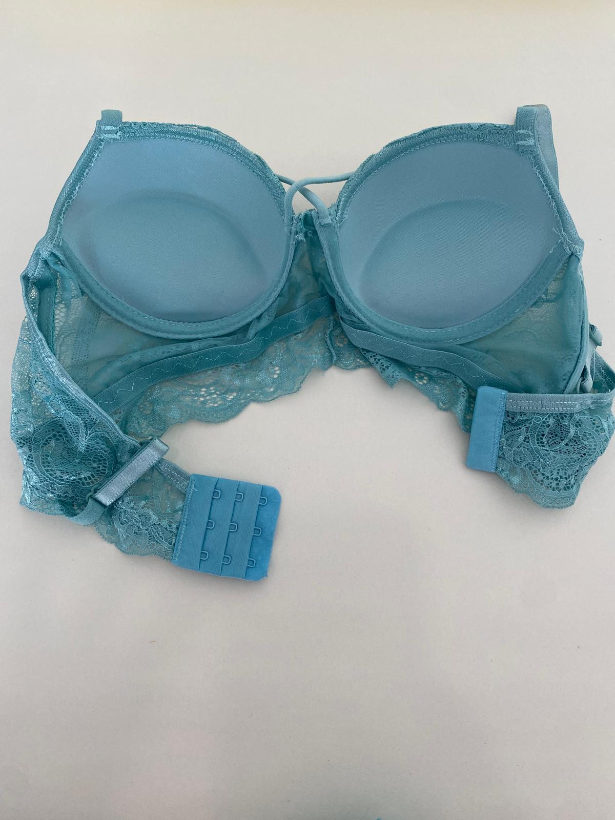 Bralet Dolgulu İp Askı Sütyen Takım-Mint Yeşili