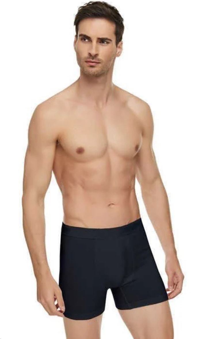 Tutku Elit Erkek Modal Elastan Boxer 6'lı Paket - Siyah