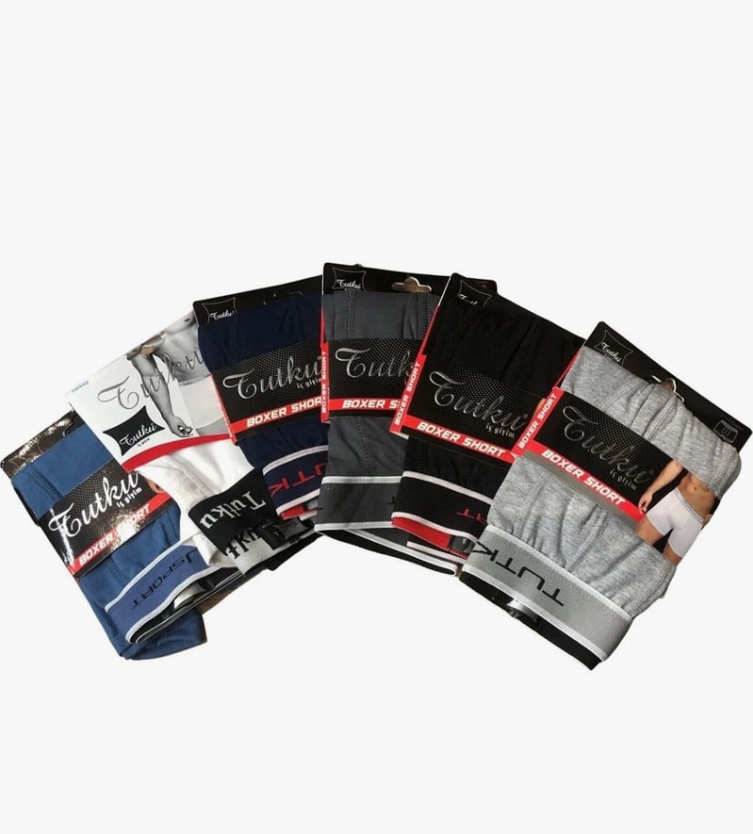 Tutku Erkek Likralı Boxer 6'lı Paket