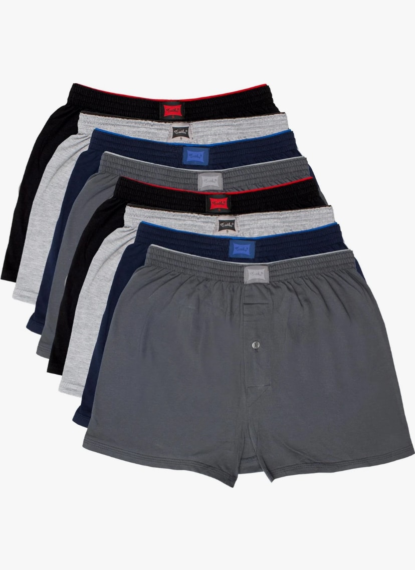 Tutku Erkek Penye Boxer %100 Pamuk