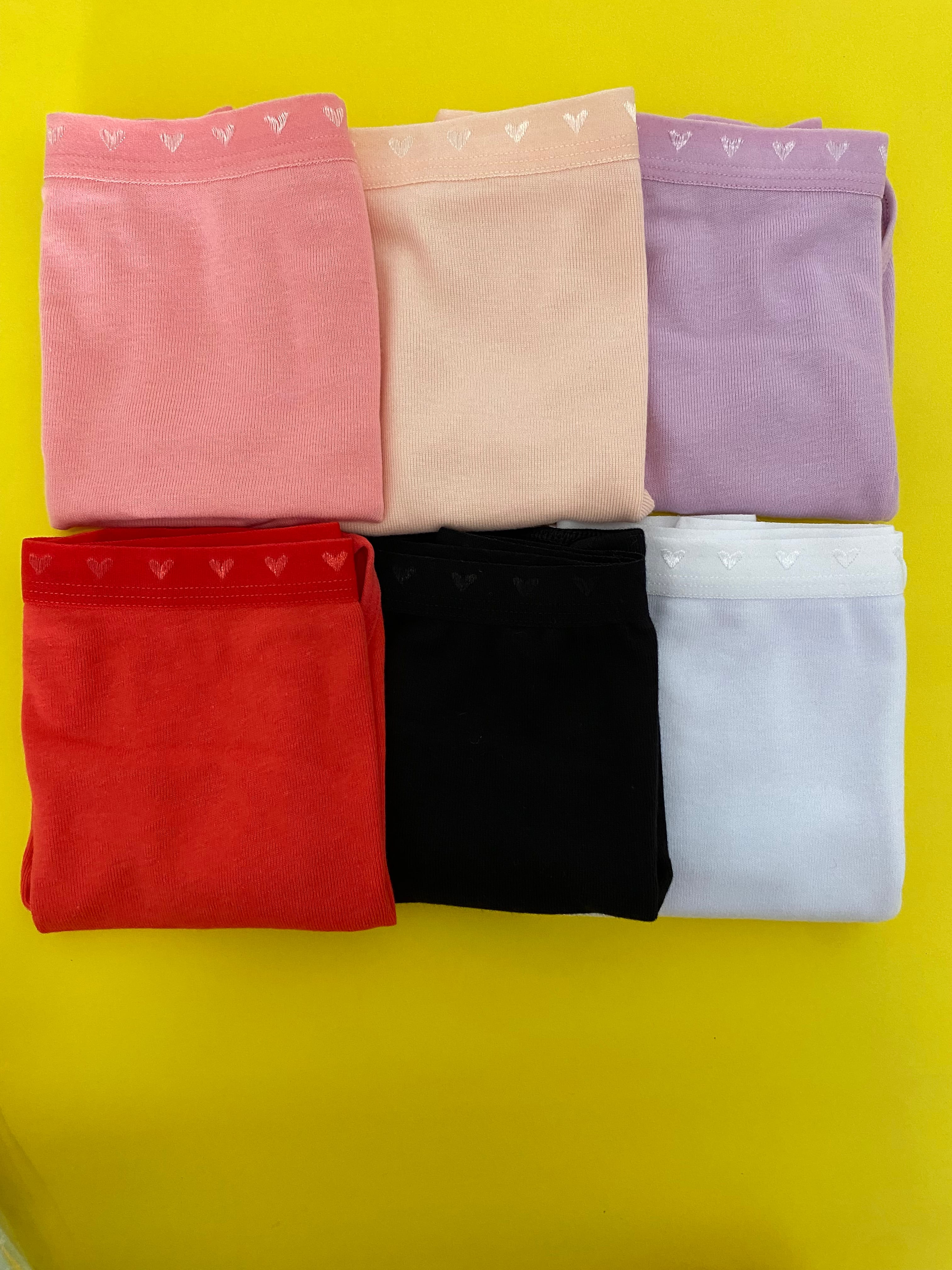 Tutku Kız Çocuk Miss Girl Bato Külot 6'lı Paket-Renkli