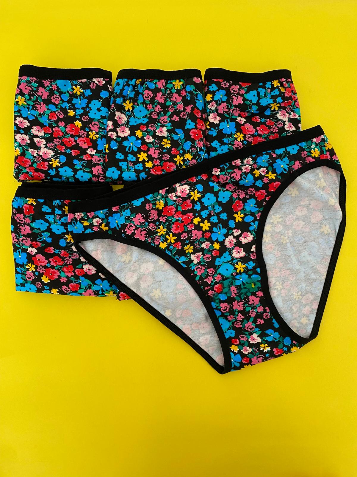 Tutku Kadın Angel Bikini Külot 6'lı Paket-Siyah