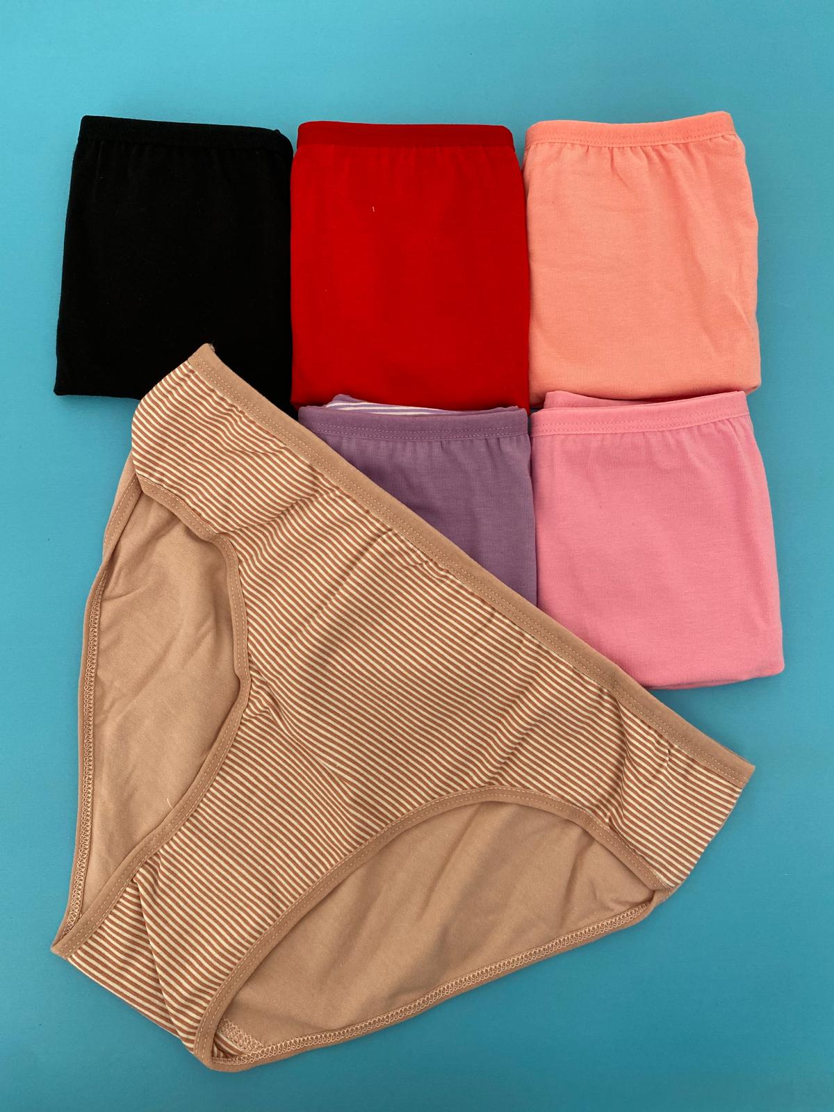 Tutku Kadın Berry Bikini Külot 6'lı Paket-Kombin