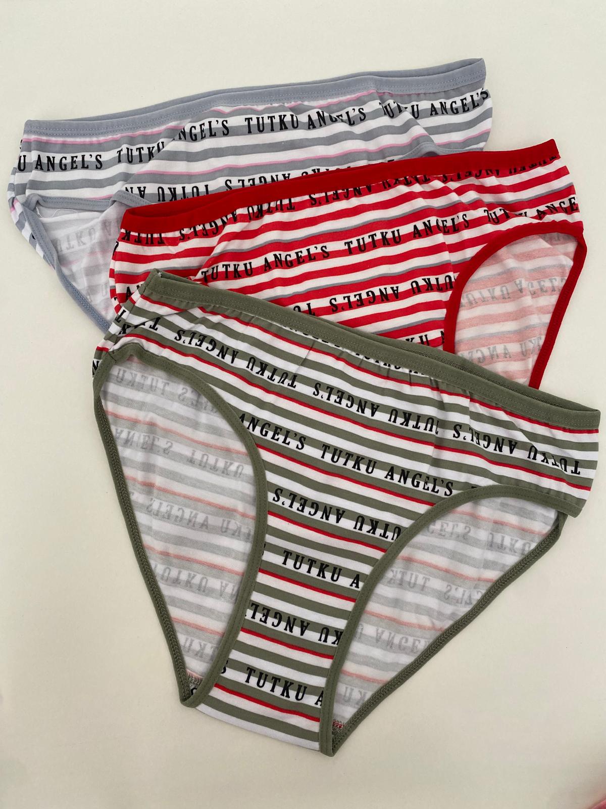 Tutku Kadın Bloom Bikini Külot 6'lı Paket-Kombin