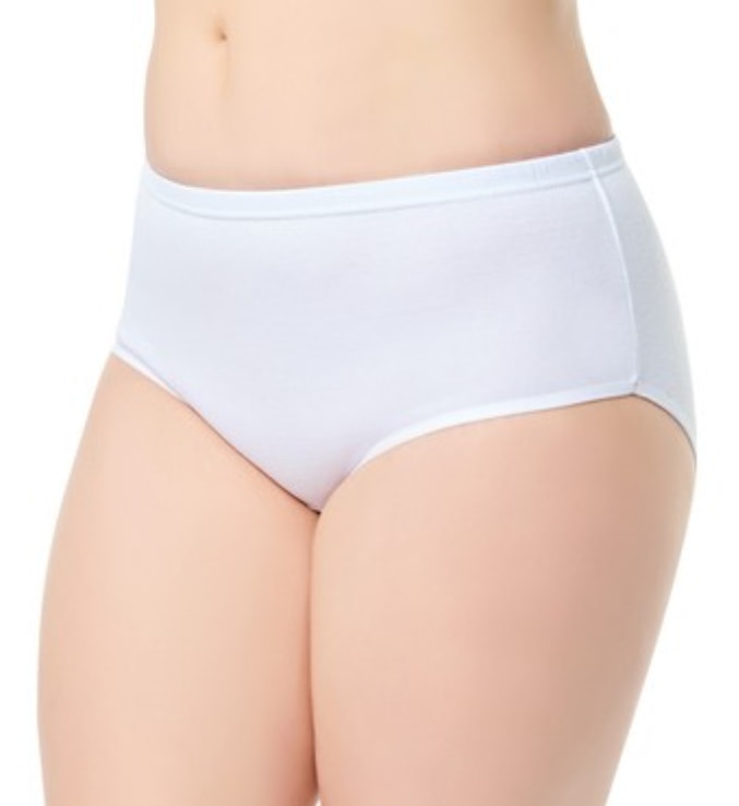 Tutku Kadın Elastan Bato Külot 6'lı Paket-Beyaz