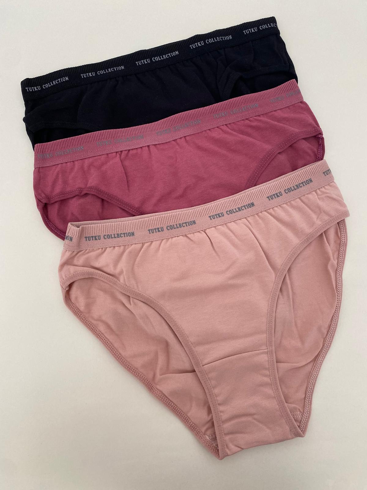 Tutku Kadın Perla Bikini Külot 6'lı Paket-Kombin