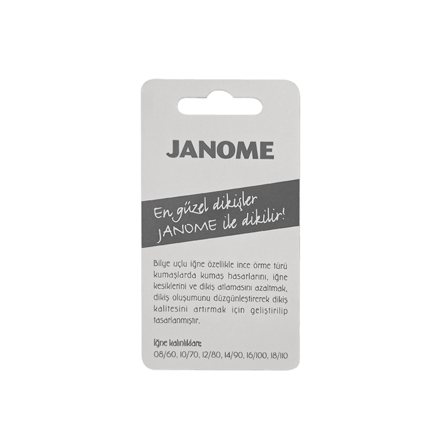 Janome 18 Numara Jersey İğne 130/705 JERSEY - 110 /18