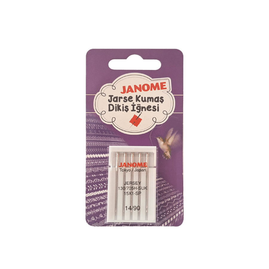 Janome 14 Numara Jersey İğne 130/705 JERSEY - 90 / 14
