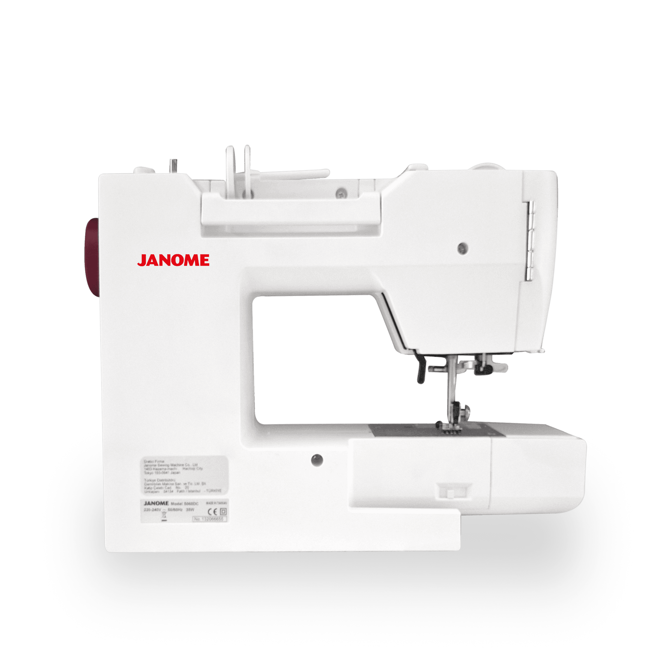Janome 5060DC 7mm Taşınabilir Elektronik Dikiş Nakış Makinesi