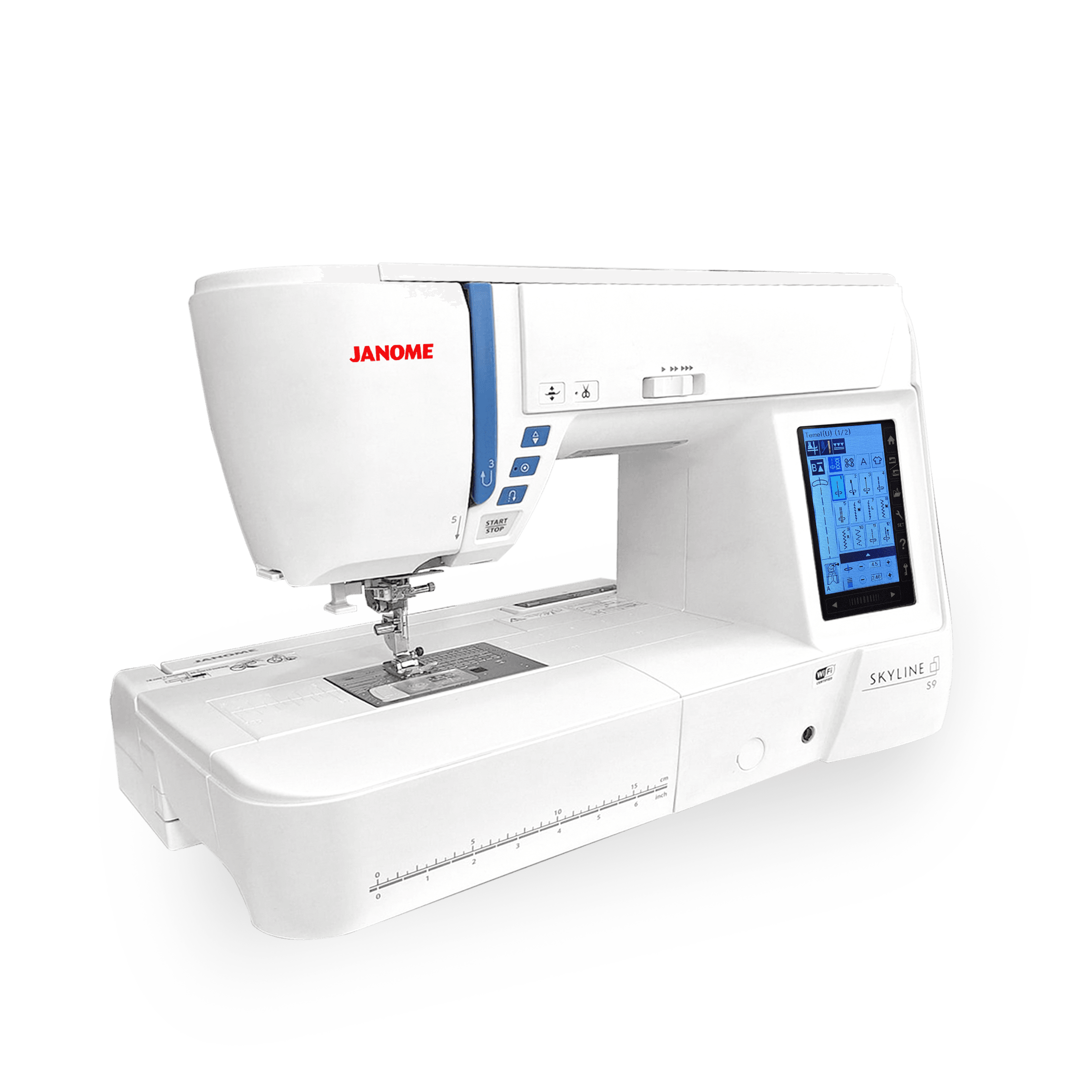 Janome Skyline S9 Taşınabilir Bilgisayarlı Dikiş Nakış Makinesi