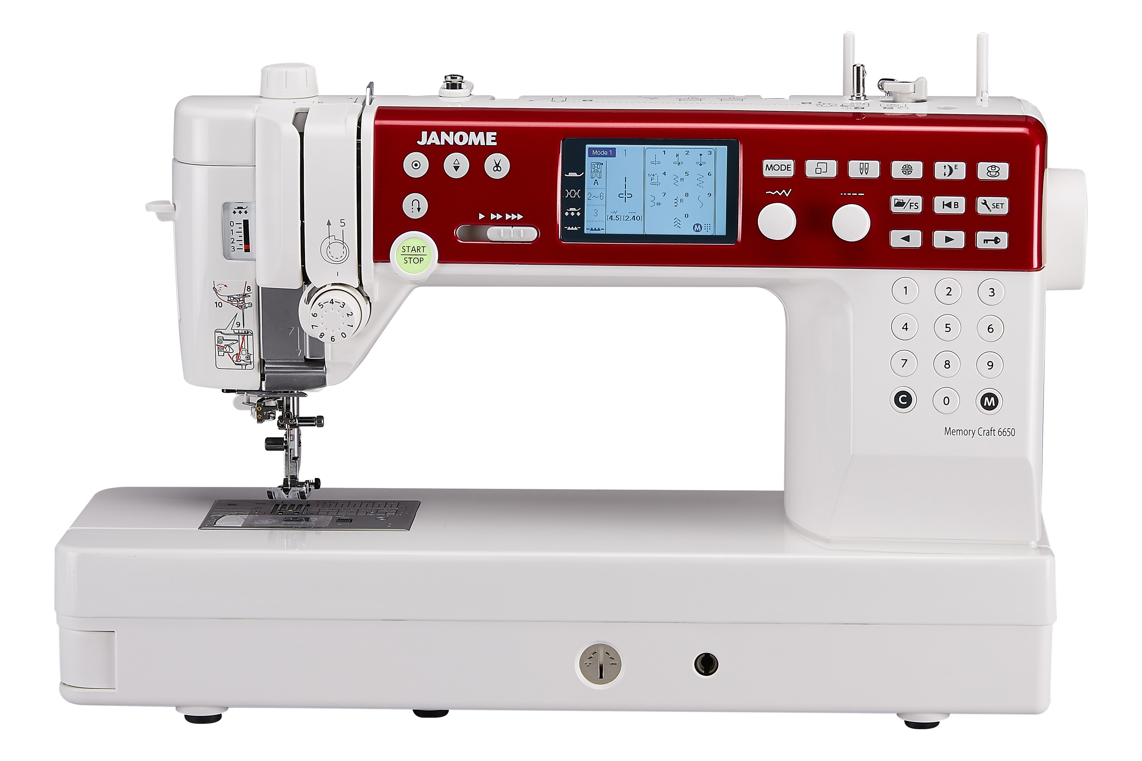 Janome MC6650 Taşınabilir Elektronik Dikiş Nakış Makinesi
