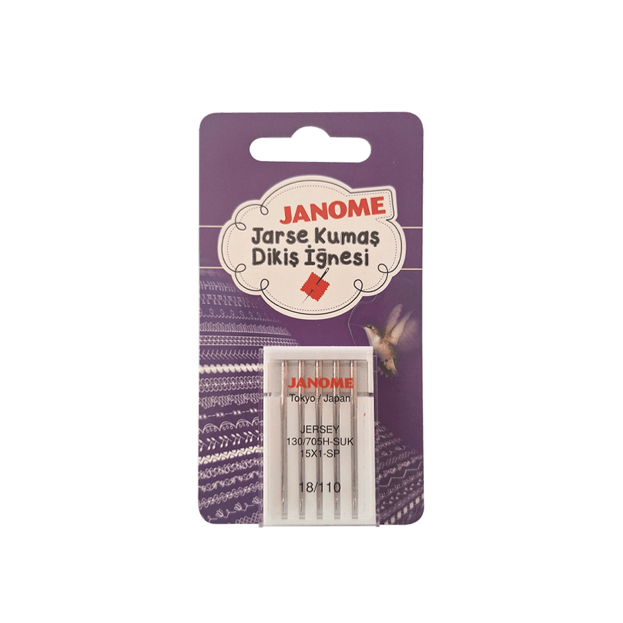 Janome 18 Numara Jersey İğne 130/705 JERSEY - 110 /18