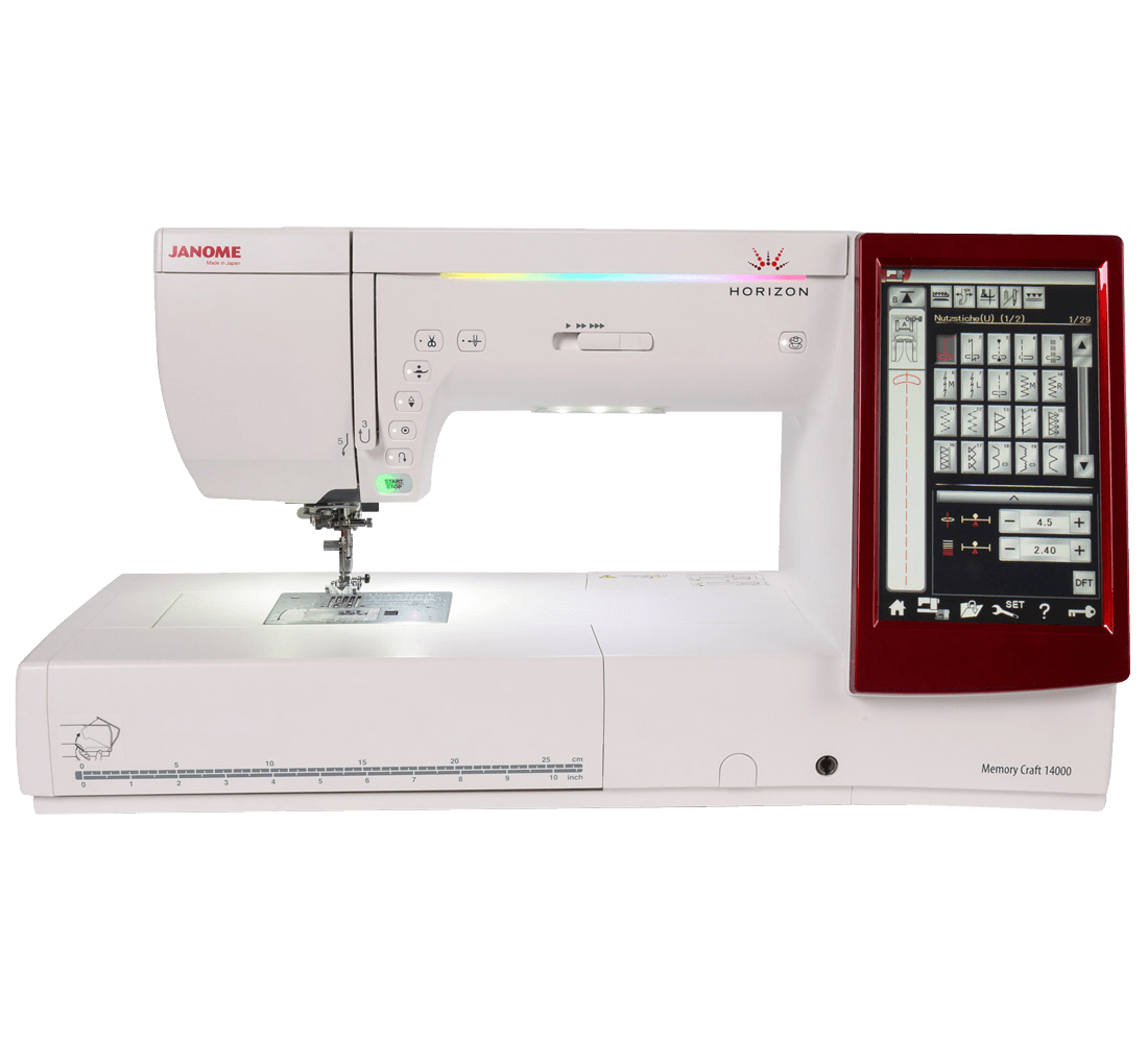 Janome MC14000 Taşınabilir Bilgisayarlı Dikiş Nakış Makinesi