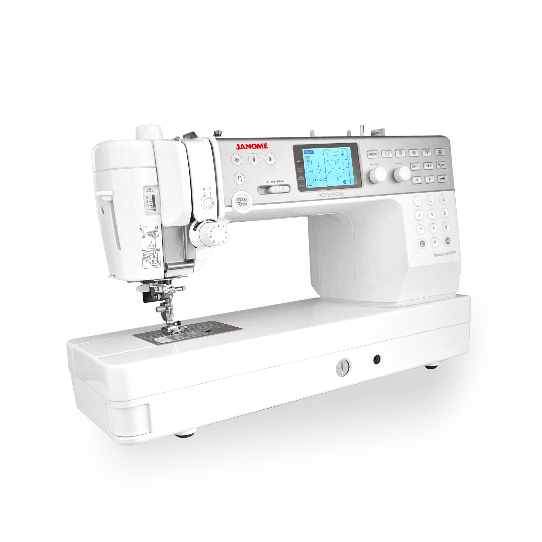 Janome MC6700 Taşınabilir Elektronik Dikiş Nakış Makinesi