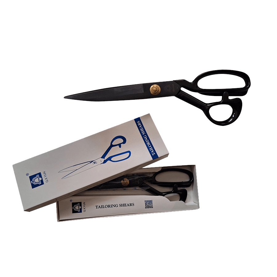 QXYUN Siyah Saplı Kumaş Kesme Makası 11INCH