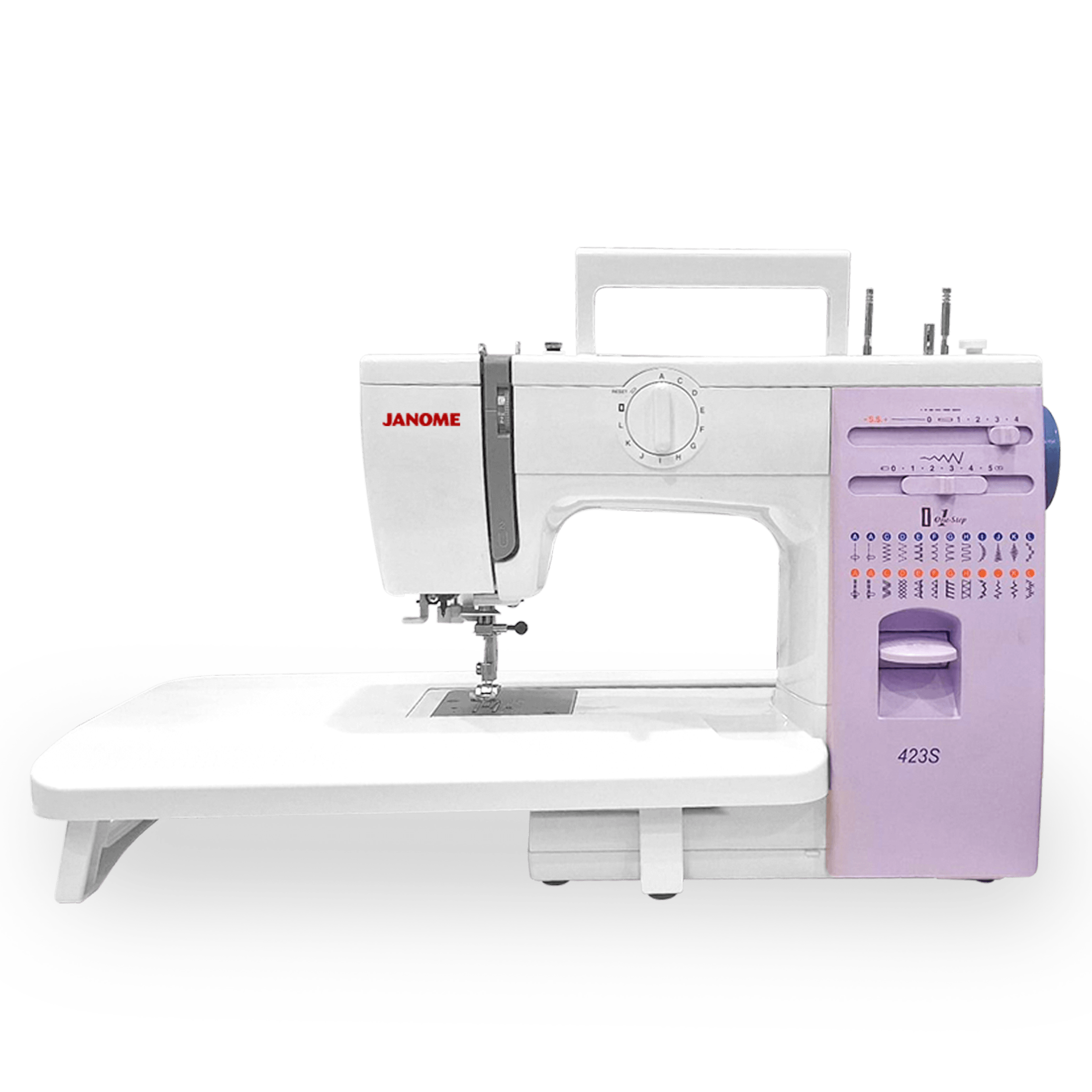 Janome 423S Taşınabilir Dikiş Nakış Makinesi (Uzatma Tablası ve Aksesuar Hediyeli)