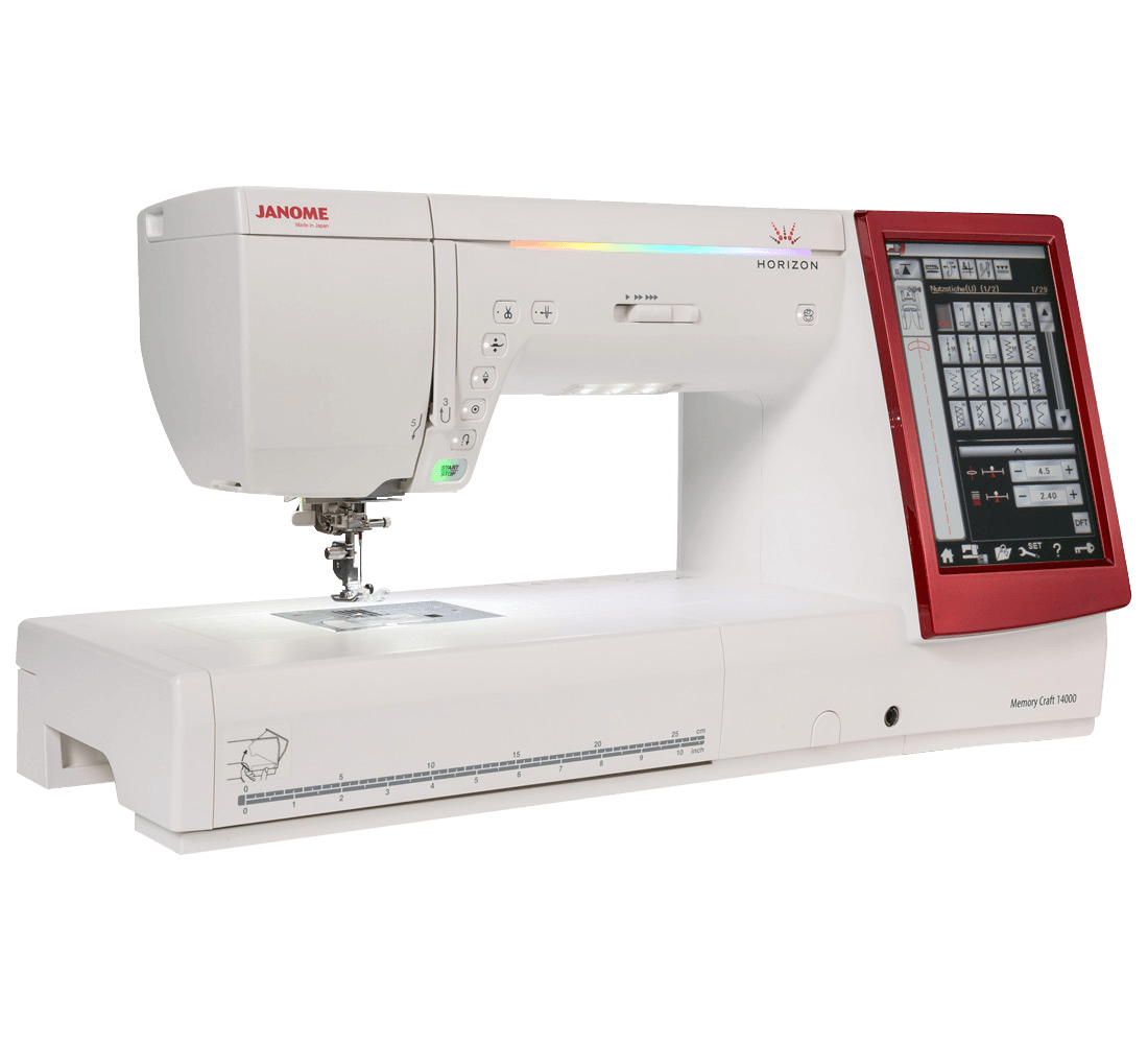 Janome MC14000 Taşınabilir Bilgisayarlı Dikiş Nakış Makinesi