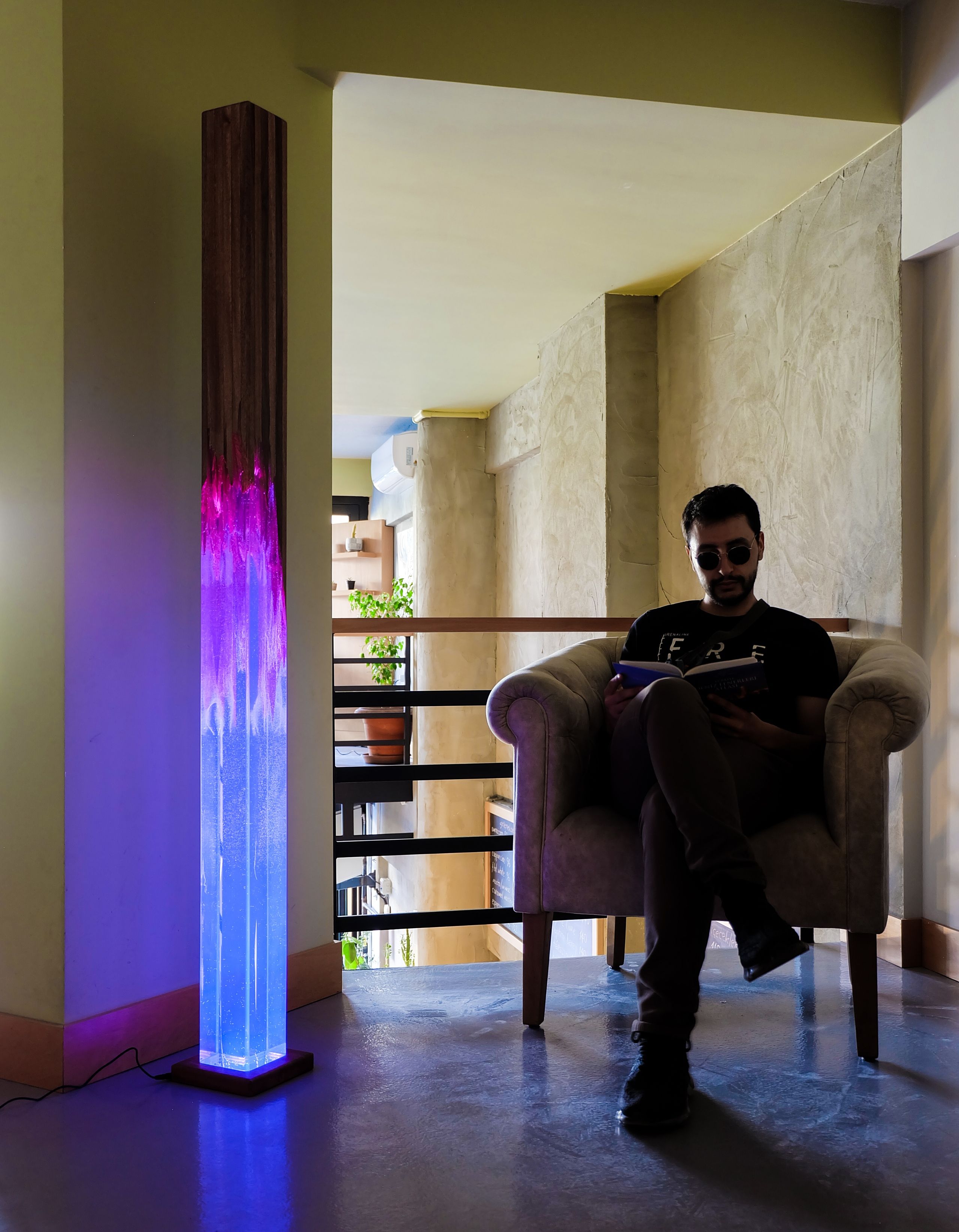 Monolith Resin Floor Lamp 